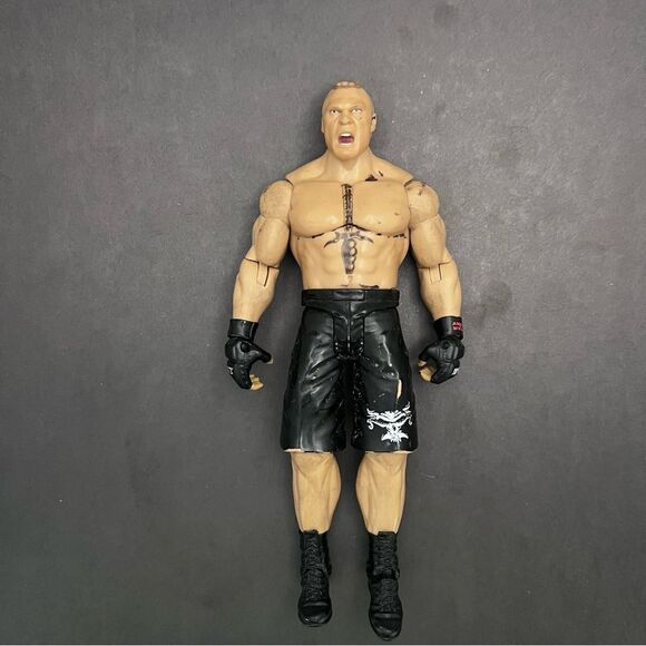 2012 WWE Brock Lesnar Mattel Basic Wrestling 7" Action Figure - Picture 1 of 6
